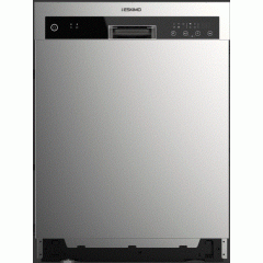 Eskimo Πλυντήριο Πιάτων Ημιεντοιχιζόμενο ES DW14BS600 60cm Inox  Eskimo Πλυντήριο Πιάτων Ημιεντοιχιζόμενο ES DW14BS600 60cm Inox